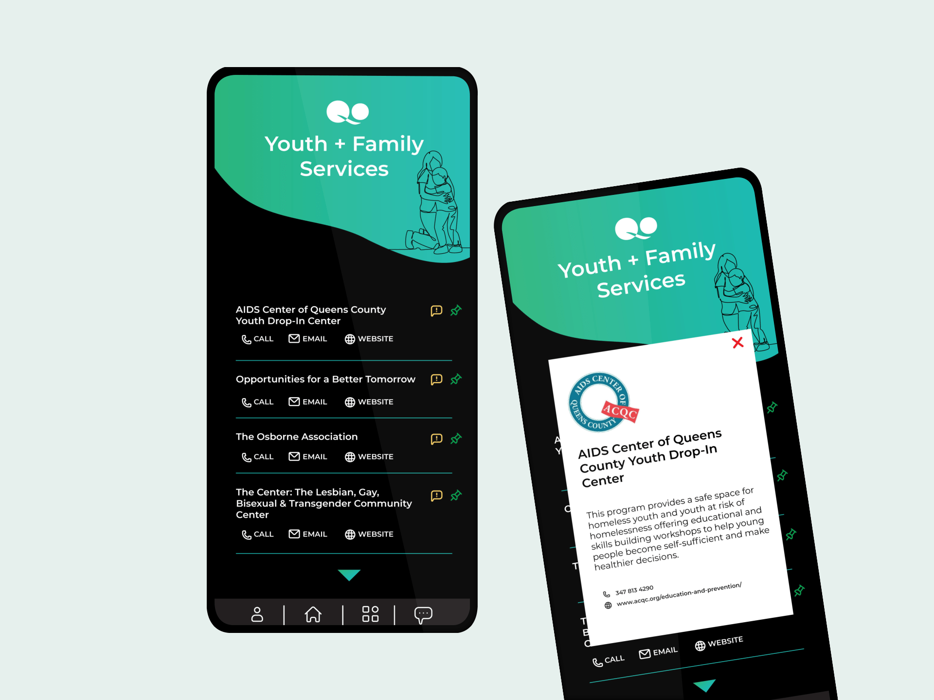 Qommunity Mockup
